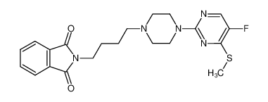 2-[4-[4-[5-fluoro-4-(methylthio)-2-pyrimidinyl]-1-piperazinyl]butyl]-1H-isoindole-1,3(2H)-dione CAS:98054-75-2 manufacturer & supplier