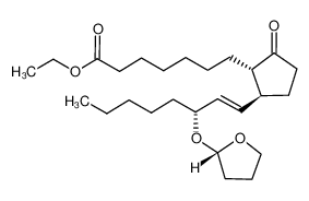 7-((1S,5S)-2-Oxo-5-{(E)-(R)-3-[(S)-(tetrahydro-furan-2-yl)oxy]-oct-1-enyl}-cyclopentyl)-heptanoic acid ethyl ester CAS:98056-76-9 manufacturer & supplier