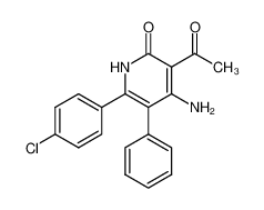 3-Acetyl-4-amino-6-(4-chloro-phenyl)-5-phenyl-1H-pyridin-2-one CAS:98058-02-7 manufacturer & supplier