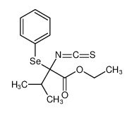 Butanoic acid, 2-isothiocyanato-3-methyl-2-(phenylseleno)-, ethyl ester CAS:98060-82-3 manufacturer & supplier