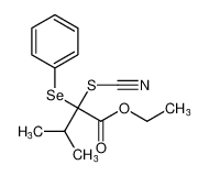 Butanoic acid, 3-methyl-2-(phenylseleno)-2-thiocyanato-, ethyl ester CAS:98060-83-4 manufacturer & supplier