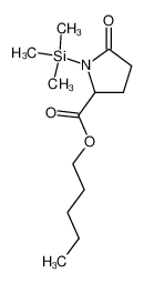 5-Oxo-1-trimethylsilanyl-pyrrolidine-2-carboxylic acid pentyl ester CAS:98062-37-4 manufacturer & supplier