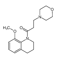 8-methoxy-1-(3-morpholin-4-yl-propionyl)-1,2,3,4-tetrahydro-quinoline CAS:98067-37-9 manufacturer & supplier