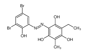 2-(3,5-Dibromo-2-hydroxy-phenylazo)-4-ethyl-6-methyl-benzene-1,3,5-triol CAS:98075-05-9 manufacturer & supplier