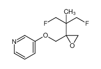 Pyridine, 3-[[2-[2-fluoro-1-(fluoromethyl)-1-methylethyl]oxiranyl]methoxy]- CAS:98079-38-0 manufacturer & supplier