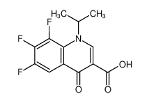 6,7,8-trifluoro-1,4-dihydro-1-(1-methylethyl)-4-oxo-3-quinolinecarboxylic acid CAS:98079-84-6 manufacturer & supplier