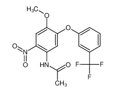 4-acetamino-5-nitro-2-(3-trifluoromethylphenyloxy)anisole CAS:98081-50-6 manufacturer & supplier