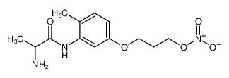 Propanamide, 2-amino-N-[2-methyl-5-[3-(nitrooxy)propoxy]phenyl]- CAS:98082-52-1 manufacturer & supplier