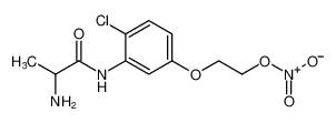 Propanamide, 2-amino-N-[2-chloro-5-[2-(nitrooxy)ethoxy]phenyl]- CAS:98082-54-3 manufacturer & supplier