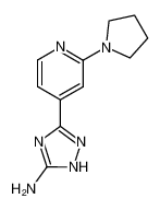 5-(2-Pyrrolidin-1-yl-pyridin-4-yl)-2H-[1,2,4]triazol-3-ylamine CAS:98087-95-7 manufacturer & supplier