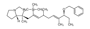 (1S,7aS)-1-((2Z,6E)-(S)-8-Benzyloxy-4,7-dimethyl-2-trimethylsilanyl-deca-2,6-dienyl)-1-methyl-tetrahydro-pyrrolo[1,2-c]oxazole CAS:98088-44-9 manufacturer & supplier