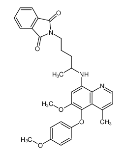 2-{4-[6-Methoxy-5-(4-methoxy-phenoxy)-4-methyl-quinolin-8-ylamino]-pentyl}-isoindole-1,3-dione CAS:98092-63-8 manufacturer & supplier