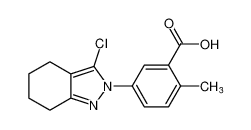 Benzoic acid, 5-(3-chloro-4,5,6,7-tetrahydro-2H-indazol-2-yl)-2-methyl- CAS:98096-87-8 manufacturer & supplier