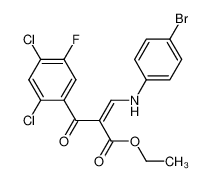 (Z)-3-(4-Bromo-phenylamino)-2-(2,4-dichloro-5-fluoro-benzoyl)-acrylic acid ethyl ester CAS:98105-66-9 manufacturer & supplier