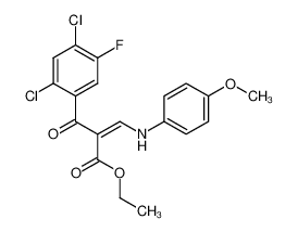 (Z)-2-(2,4-Dichloro-5-fluoro-benzoyl)-3-(4-methoxy-phenylamino)-acrylic acid ethyl ester CAS:98105-68-1 manufacturer & supplier