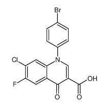 1-(4-Bromo-phenyl)-7-chloro-6-fluoro-4-oxo-1,4-dihydro-quinoline-3-carboxylic acid CAS:98105-81-8 manufacturer & supplier