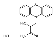 2-Methyl-3-phenothiazin-10-yl-propionamidine; hydrochloride CAS:98111-04-7 manufacturer & supplier