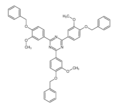 2,4,6-Tris-(4-benzyloxy-3-methoxy-phenyl)-[1,3,5]triazine CAS:98114-01-3 manufacturer & supplier