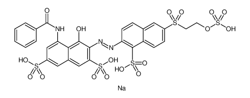 2,7-Naphthalenedisulfonic acid, 5-(benzoylamino)-4-hydroxy-3-[2-[1-sulfo-6-[[2-(sulfooxy)ethyl]sulfonyl]-2-naphthalenyl]diazenyl]-, sodium salt CAS:98114-32-0 manufacturer & supplier