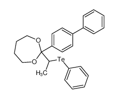 1,3-Dioxepane, 2-[1,1'-biphenyl]-4-yl-2-[1-(phenyltelluro)ethyl]- CAS:98118-26-4 manufacturer & supplier