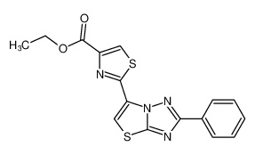 ethyl 2-(2-phenylthiazolo[3,2-b][1,2,4]triazol-6-yl)thiazole-4-carboxylate CAS:98119-88-1 manufacturer & supplier