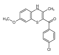 2-(p-chlorobenzoyl)-7-methoxy-3-methyl-4H-1,4-benzothiazine CAS:98120-09-3 manufacturer & supplier