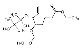 ethyl 6-O-tert-butyldimethylsilyl-2,3,4,7,8-pentadeoxy-5-O-methoxymethyl-D-threo-oct-2,7-dienonate CAS:98120-48-0 manufacturer & supplier