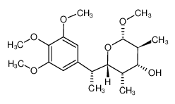 (2R*,3R*,4S*,5R*,6R*,7S*)-tetrahydro-2-methoxy-3,5-dimethyl-6-(1-(3,4,5-trimethoxyphenyl)ethyl)-2H-pyran-4-ol CAS:98128-04-2 manufacturer & supplier