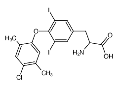 O-(4-chloro-2,5-dimethyl-phenyl)-3,5-diiodo-tyrosine CAS:98128-38-2 manufacturer & supplier