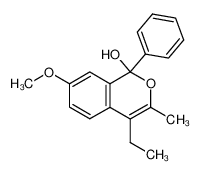 1-Hydroxy-7-methoxy-3-methyl-4-ethyl-1-phenyl-1H-2-benzopyran CAS:98130-23-5 manufacturer & supplier