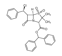 benzhydryl(αS,3S,5R,6R)-6-(α-chlorobenzyl)penicillanate 1,1-dioxide CAS:98153-40-3 manufacturer & supplier