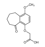 (1-methoxy-5-oxo-6,7,8,9-tetrahydro-5H-benzocyclohepten-4-yloxy)acetic acid CAS:98154-23-5 manufacturer & supplier