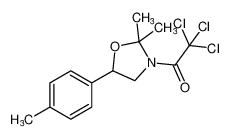 Oxazolidine, 2,2-dimethyl-5-(4-methylphenyl)-3-(trichloroacetyl)- CAS:98157-02-9 manufacturer & supplier