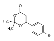 6-(4-bromophenyl)-2,2-dimethyl-1,3-dioxin-4-one CAS:98157-47-2 manufacturer & supplier