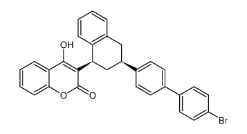 3-((1R,3S)-3-(4'-bromo-[1,1'-biphenyl]-4-yl)-1,2,3,4-tetrahydronaphthalen-1-yl)-4-hydroxy-2H-chromen-2-one CAS:98168-45-7 manufacturer & supplier