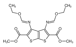 3,4-bis-ethoxymethyleneamino-thieno[2,3-b]thiophene-2,5-dicarboxylic acid dimethyl ester CAS:98174-51-7 manufacturer & supplier