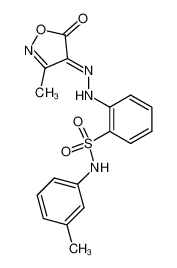 2-[(3-methyl-5-oxo-isoxazol-4-ylidene)-hydrazino]-N-m-tolyl-benzenesulfonamide CAS:98177-13-0 manufacturer & supplier