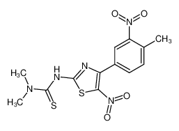 1,1-dimethyl-3-(5-nitro-4-(4-methyl-3-nitrophenyl)-2-thiazolyl)thiourea CAS:98184-90-8 manufacturer & supplier