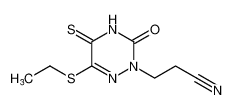 3-(6-(ethylthio)-3-oxo-5-thioxo-4,5-dihydro-1,2,4-triazin-2(3H)-yl)propanenitrile CAS:98188-34-2 manufacturer & supplier