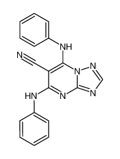 5,7-Bis-phenylamino-[1,2,4]triazolo[1,5-a]pyrimidine-6-carbonitrile CAS:98190-53-5 manufacturer & supplier