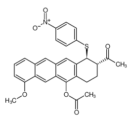 (1S,2S)-2-acetyl-7-methoxy-1-((4-nitrophenyl)thio)-1,2,3,4-tetrahydrotetracen-5-yl acetate CAS:98192-51-9 manufacturer & supplier