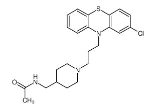 N-{1-[3-(2-chloro-phenothiazin-10-yl)-propyl]-piperidin-4-ylmethyl}-acetamide CAS:98195-53-0 manufacturer & supplier