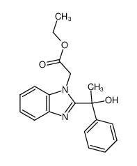 [2-(1-hydroxy-1-phenyl-ethyl)-benzoimidazol-1-yl]-acetic acid ethyl ester CAS:98195-98-3 manufacturer & supplier