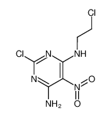 2-chloro-N4-(2-chloro-ethyl)-5-nitro-pyrimidine-4,6-diyldiamine CAS:98198-94-8 manufacturer & supplier