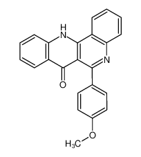 6-(4-methoxy-phenyl)-12H-dibenzo[b,h][1,6]naphthyridin-7-one CAS:982-14-9 manufacturer & supplier