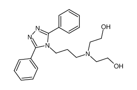 2,2'-{[3-(3,5-diphenyl-[1,2,4]triazol-4-yl)-propyl]-azanediyl}-bis-ethanol CAS:982-28-5 manufacturer & supplier