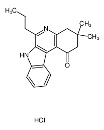 3,3-Dimethyl-6-propyl-2,3,4,7-tetrahydro-indolo[2,3-c]quinolin-1-one; hydrochloride CAS:98208-03-8 manufacturer & supplier