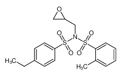 N-((4-ethylphenyl)sulfonyl)-2-methyl-N-(oxiran-2-ylmethyl)benzenesulfonamide CAS:98208-51-6 manufacturer & supplier