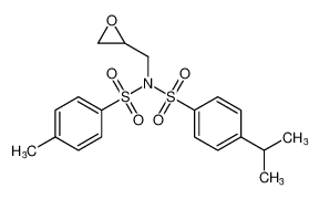 4-isopropyl-N-(oxiran-2-ylmethyl)-N-tosylbenzenesulfonamide CAS:98208-65-2 manufacturer & supplier