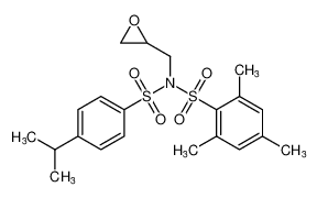 Benzenesulfonamide,2,4,6-trimethyl-N-[[4-(1-methylethyl)phenyl]sulfonyl]-N-(oxiranylmethyl)- CAS:98210-11-8 manufacturer & supplier